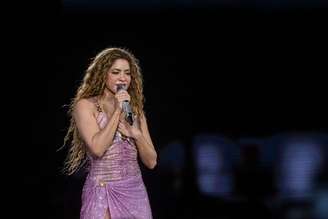 A cantora Shakira se apresenta durante show da turnê "Mujeres Ya No Lloran Word Tour" no estádio do Morumbis, em São Paulo, em 2025