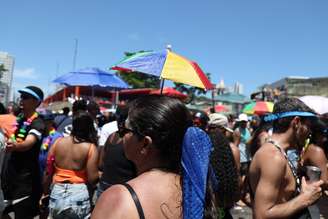 Sombrinhas de frevo na Galo da Madrugada