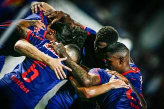 Jogadores do Red Bull Bragantino. 