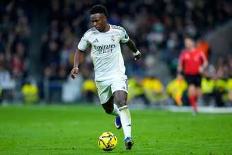Vini Jr. (Real Madrid) durante jogo contra o Rayo Vallecano, no dia 03.02.2026. 