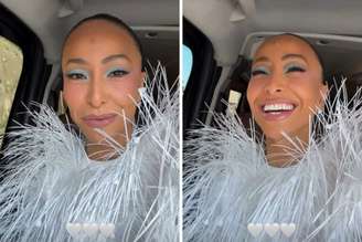 Sabrina Sato posta vídeo a caminho da apuração