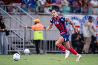 Gilberto (Bahia) durante jogo contra o Fluminense, no dia 05.02.2026.