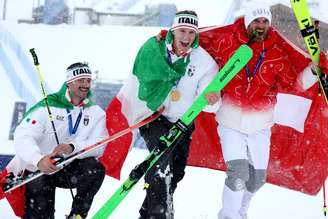 Dobradinha no pódio: Itália conquista ouro e prata no esqui cross masculino nos Jogos de Inverno