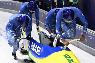 Quarteto brasileiro de bobsled empatou com Liechtenstein na semifinal