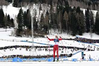 Johannes Klaebo venceu todas as provas de esqui cross-country nos Jogos de Inverno Milão-Cortina