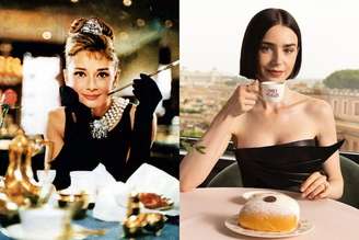 Lily Collins, de 'Emily em Paris', será Audrey Hepburn em filme sobre os bastidores de 'Bonequinha de Luxo'.