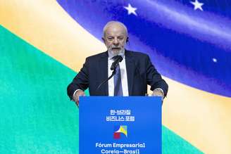 Presidente Lula durante visita à Coreia do Sul