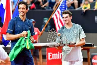 João Fonseca e Marcelo Melo são campeões do Rio Open nas duplas.