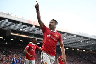 Casemiro pelo United (Photo by OLI SCARFF/AFP via Getty Images)