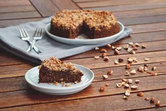 Bolo de chocolate com avelã