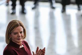 A ministra da Secretaria de Relações Institucionais, Gleisi Hoffmann