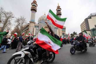 Protesto contra Israel e EUA em Teerã