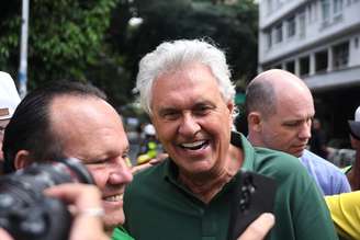 Governador de Goiás, Ronaldo Caiado enalteceu Jair Bolsonaro em discurso na Paulista