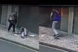 PR: suspeito ateia fogo em homem em situação de rua no Centro de Curitiba 