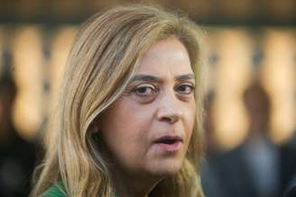 Leila Pereira, presidente do Palmeiras, rebateu dirigente do São Paulo.