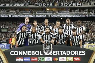 Time do Botafogo antes de classificação na Libertadores 