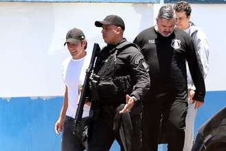 Daniel Vorcaro quando foi preso em novembro; nesta quarta, dono do Master foi detido novamente