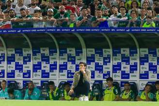 Abel Ferreira no jogo de ida contra o Novorizontino