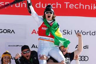 Lucas celebra vitória