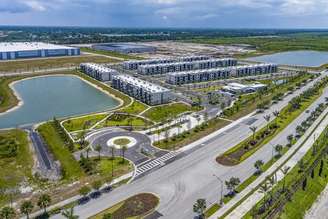 Empreendimento residencial Resia Tradition, em Miami, Flórida (EUA), construído pela Resia, subsidiária da MRV&Co