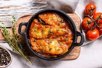 Tilápia ao molho de tomate