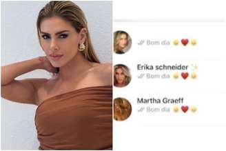 Erika Schneider teve mensagem recebida por Vorcaro vazada