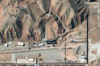 Imagem de satélite mostra instalação de Taleghan em 6 de março