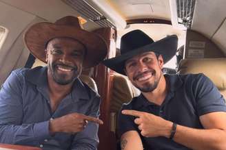 Alexandre Pires e Bruno Leonardo