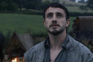 Paul Mescal no papel de William Shakespeare no filme “Hamnet”, de Chloé Zhao: obra explora como historicamente as expressões de luto costumam ter conotação de gênero, com homens e mulheres experimentando perdas de formas diferentes Focus Features