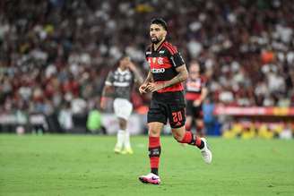 Lucas Paquetá (Flamengo) durante jogo contra o Fluminense, no dia 08.03.2026. 
