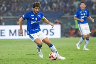Lucas Silva (Cruzeiro) durante jogo contra o Atlético-MG, no dia 08.03.2026.