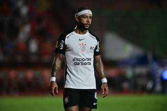 Memphis Depay (Corinthians) durante jogo contra a Portuguesa, no dia 22.02.2026. 