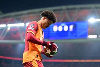 Gabriel Sara em partida da Liga dos Campeões