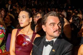 Vittoria Ceretti e Leonardo DiCaprio no Oscar 2026