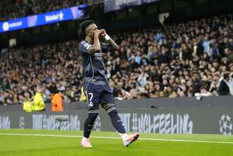 Vini Jr provoca torcida do City ao comandar vitória do Real na Liga dos Campeões