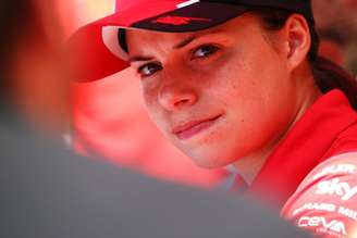 Lilou Wadoux durante as 24 Horas de Le Mans em 2023