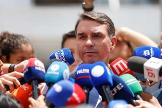 Flávio Bolsonaro, filho do ex-presidente Jair Bolsonaro e pré-candidato à Presidência da República