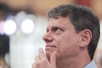 O governador de São Paulo, Tarcísio de Freitas