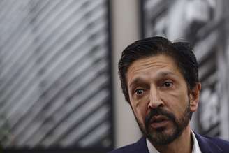 O prefeito de São Paulo, Ricardo Nunes.