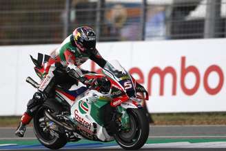 Johann Zarco, da Honda LCR, fez o melhor tempo do dia