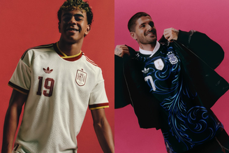 Adidas divulga uniformes alternativos para a Copa do Mundo de 2026