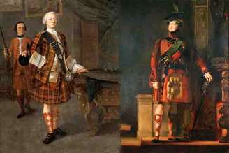 A saia tradicional que costuma ser vestida por homens na Escócia chama-se kilt. Ela é um símbolo nacional fortemente ligado à identidade cultural escocesa.