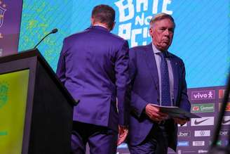 Carlo Ancelotti, técnica da seleção brasileira, durante convocação para amistosos.