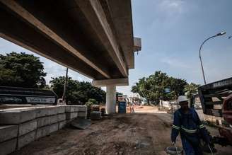 De acordo com a Next Mobilidade, 60% das obras do corredor estão finalizadas. Na foto, o Viaduto Mauá, em São Bernardo do Campo.