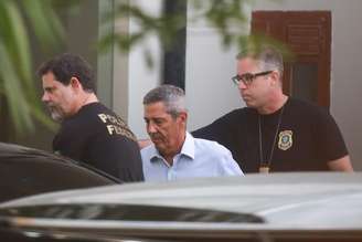 General Braga Netto ao ser preso pela Polícia Federal em novembro de 2025.