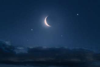 A Lua entrou na sua fase Crescente na quarta-feira