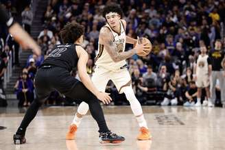 Gui Santos anotou 31 pontos para o Golden State Warriors e foi cestinha de uma partida da NBA pela primeira vez na carreira