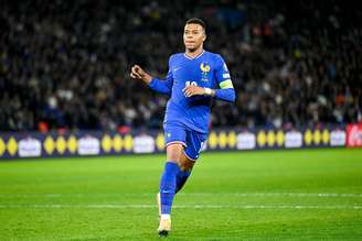 Mbappé (França) durante jogo contra a Ucrânia, no dia 13.11.2025. 