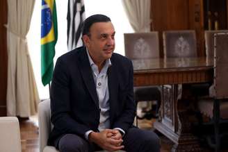 O vice-governador de São Paulo, Felício Ramuth, no Palácio dos Bandeirantes.