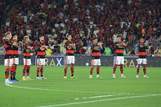 Time do Flamengo se manifesta contra o racismo (Photo by Wagner Meier/Getty Images)